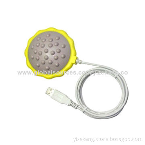 Handheld Mini Massage Ball with USB, 3,600rpm Vibration Speed, Sized 8.4x8.4x4.3cm